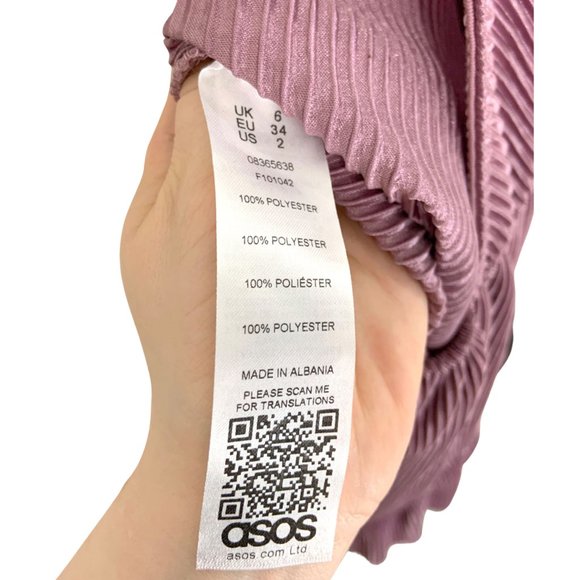 ASOS Petite Plisse V-Neck Halter with Frill Hem Romper - Picture 5 of 9